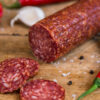 cured sausage with chili